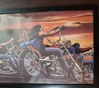 Easy Rider Large  Framed Canvas  Picture  18 X 10 