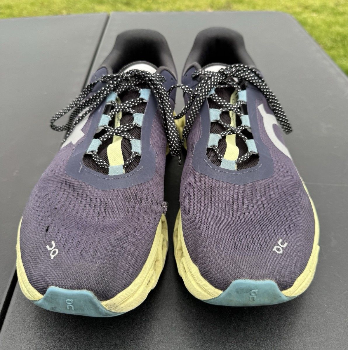 ON Cloudmonster Running Shoes Men's 13 Iron Hay Cloud