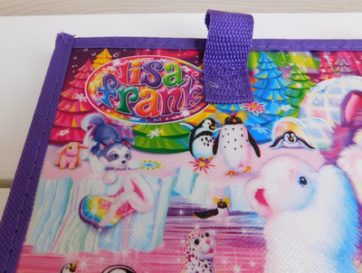 Lisa Frank TIKANNI HUSKY Trifold Portfolio Storage Folder School