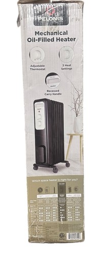 Intertek HO-0279 1500W Elektrischer Ölgefüllter Heizkörper Raumheizung - Schwarz - Bild 6 von 11