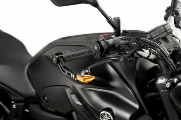 Protecteur De Levier De Frein Puig Or Kawasaki Ninja Z H2 SE SX 2015 - 2024 - Photo 2/4