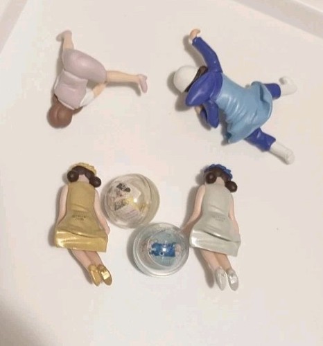 Lot Of 4 Fuchiko Cup Balancing Figurines Kitan Club Gacha Japan Blind Box - Picture 4 of 6