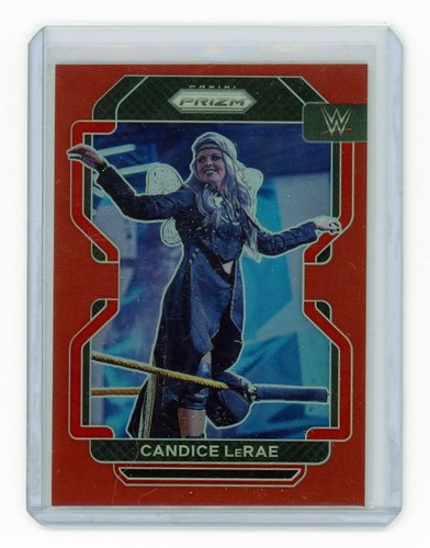 2022 Panini Prizm WWE Candice LeRae Red SN #/299