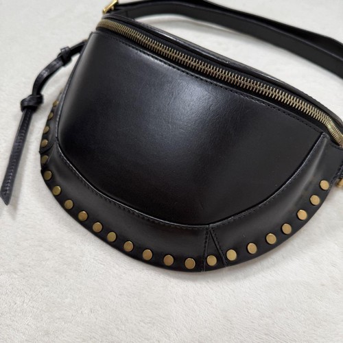 ISABEL MARANT SKANO Nieten Mini Body Bag Schwarz Authentisch, Rang B - Bild 3 von 12