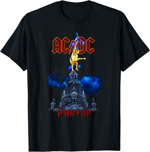 AC/DC Band Rock N Roll T-Shirt, AC/DC PWR UP Z01 T-Shirt