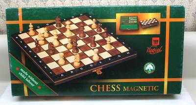 Wegiel Chess Royal 30 European Wooden Handmade International Set Made In Poland