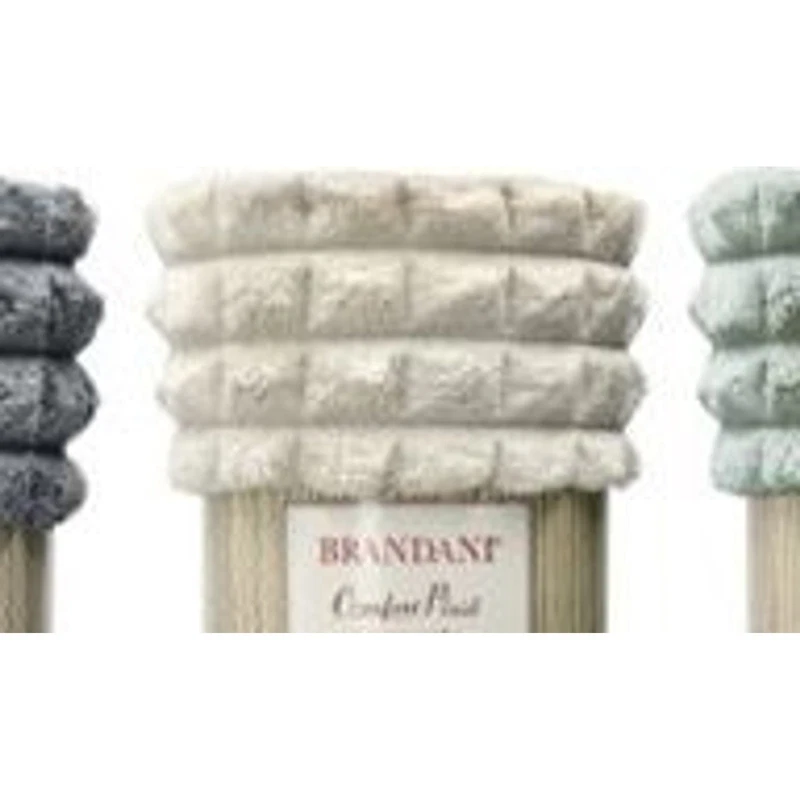 Plaid Scaccomatto BRANDANI Coperta Divano Morbida Scacchi Colori Assortiti, fotografia 9 di 9
