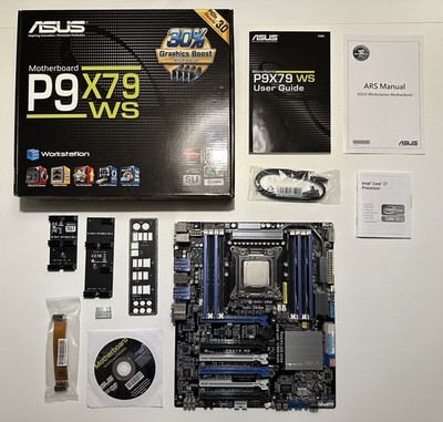 ASUS P9X79 WS X79 LGA2011 + i7-3930K 6-Core + 16GB Kingston DDR3 Bundle