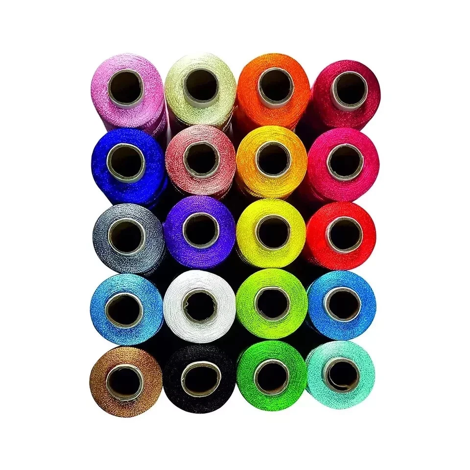 Hilo de Coser Arte Poli Seda Para Bordar Multi Colores Paquete de 20 Carretes Foto 4 de 4