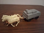 Marx Horses Pulling Hay Wagon Farm Play Set