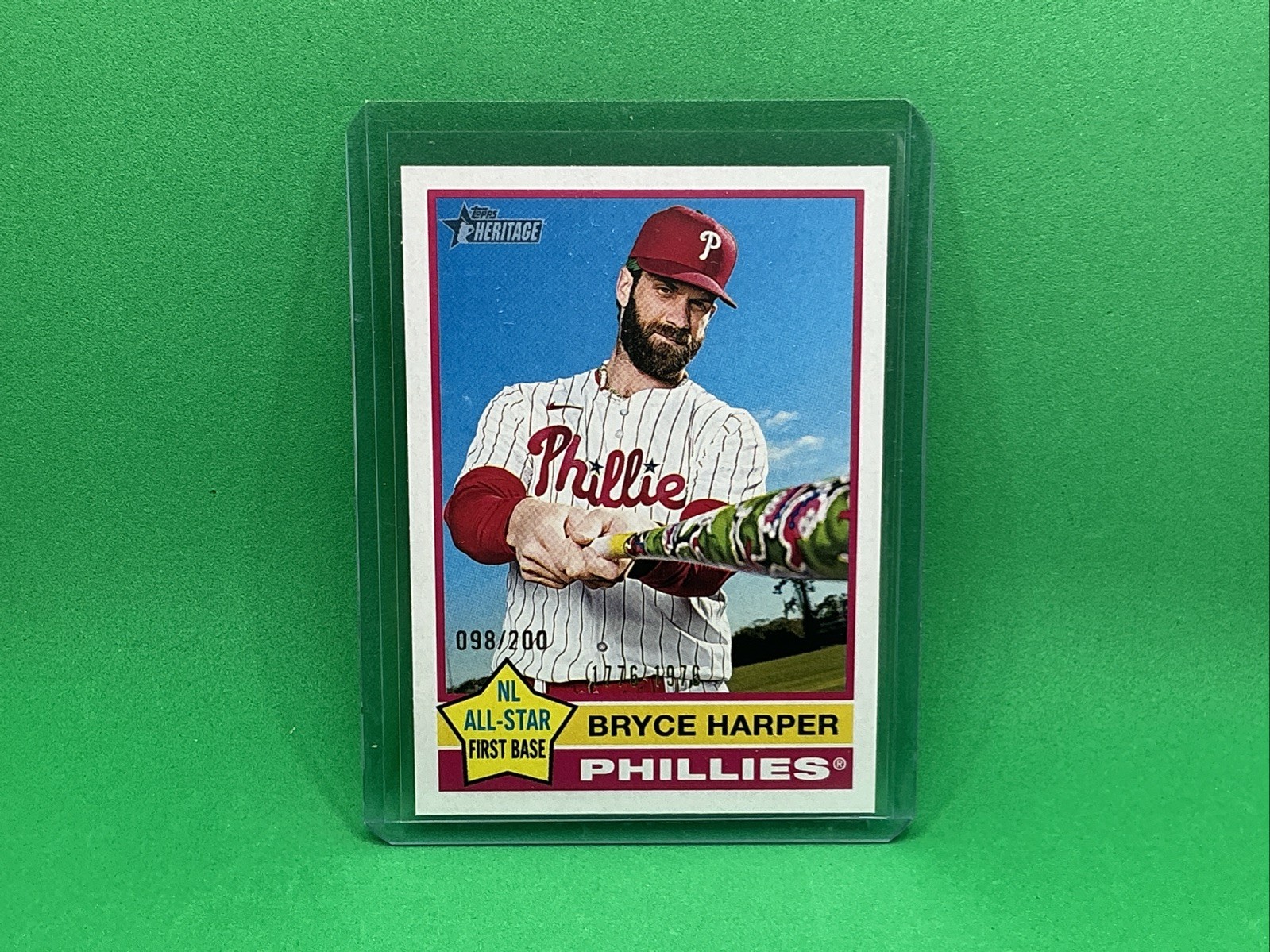 2025 Topps Heritage - Bryce Harper #150 Bicentennial /200
