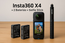 Insta360 X4 8K 360  C mara   Usada en Excelentes Condiciones  2 Bater as  Self