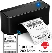 Phomemo Thermal Shipping Label Printer 4x6 Wireless Label Printer for Packages