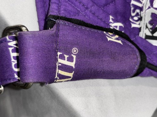 🔥KSU Sports Purple Quilted Cotton Purse Shoulder Bag Crossbody Handmade Premium - Picture 13 of 23