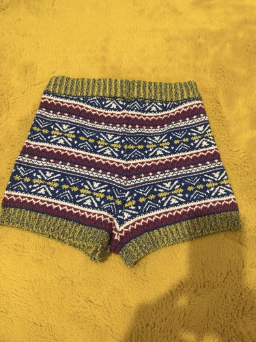 Free People Holly Fairisle Shorts - Navy Combo Size XS RRP: £68.00 - Picture 14 of 17