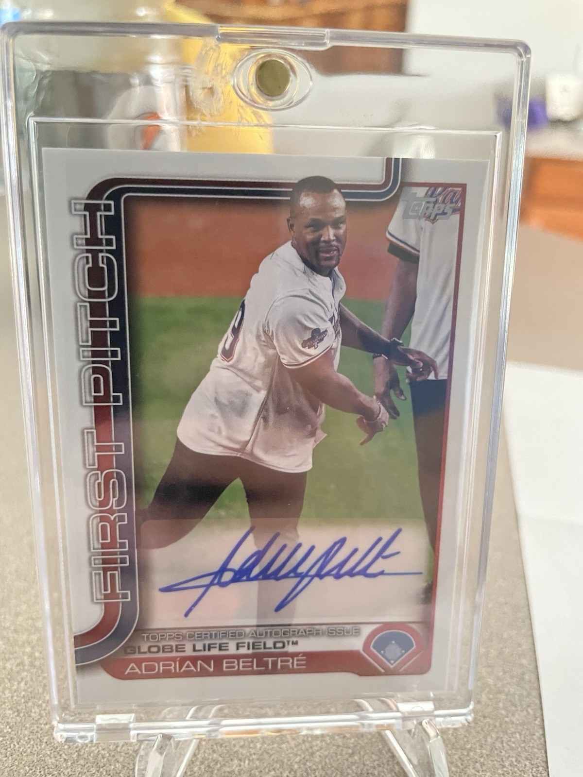 2025 Topps Series 1 - 2024 First Pitch Autographs Adrian Beltre #FPA-AB /99 (AU)
