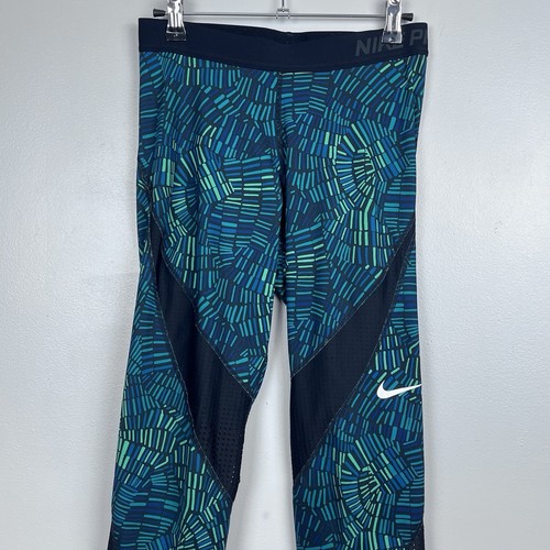 Nike Pro Damen Hyper Cool Tidal Multi Training Full Length Leggings Größe M - Bild 2 von 15