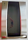 GE Microwave door assembly (stainless) Part #WB56X10960