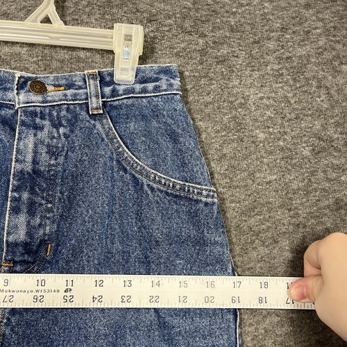 Maxi Falda Vaquera Vintage The GAP Talla 8 Años 80 Cintura Alta Jean Western Falda Larga - Imagen 10 de 13