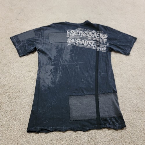 Affliction T Shirt Mens Size XL Black Skull Renegade Y2K - Picture 8 of 9