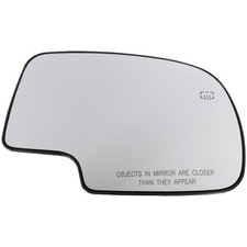 Mirror Glass For 1999-2006 GMC Sierra 1500 Right Heated without Signal Light