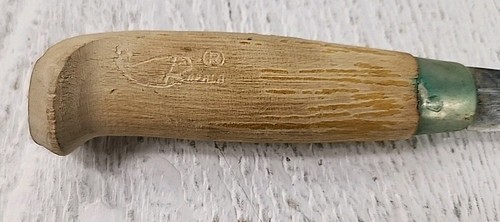Vintage J Marttiini Finland Fishing Fillet Knife & Sheath 10.5" Engraved Signed - Picture 3 of 9
