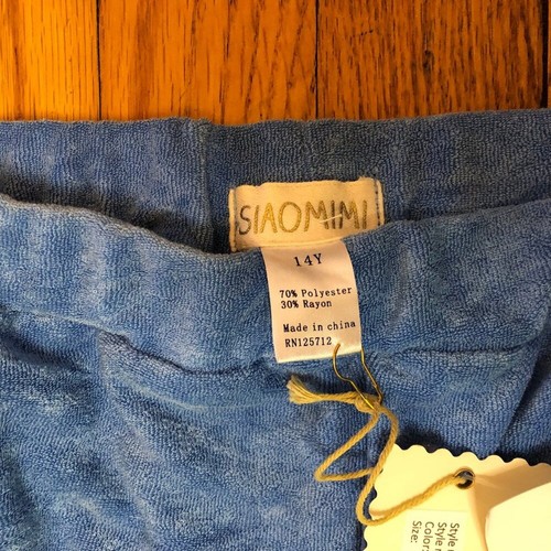 Siaomimi NWT Blue Gym Shorts - Size 14 Youth - Picture 4 of 7