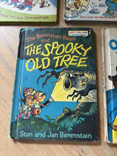 Vtg 5 Lot HC BERENSTAINS BEARS Kids BOOKS Detectives On the Moon Spooky Old Tree - Picture 6 of 11