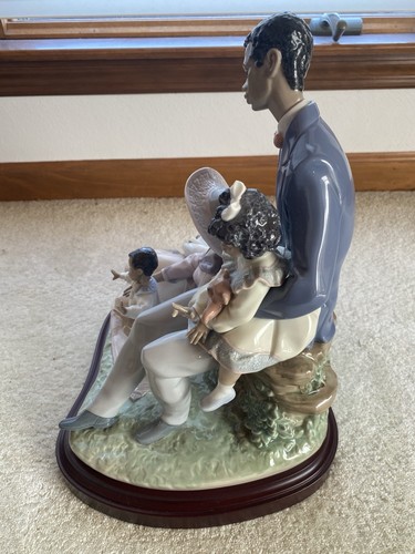 Lladro "Family of Love" 1806. Ltd Ed 924/ 2500. Signed. Black Legacy Collection. - 第 5/12 張圖片
