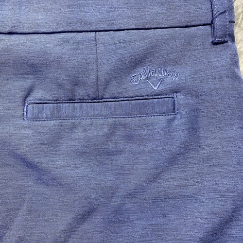 Pantalones Cortos Chinos Callaway Para Hombre Talla 38 Azul Frente Plano Informales Exterior Tiro Medio - Imagen 8 de 10