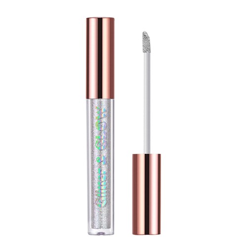 Pearlescent Shiny Liquid Eye Shadow 2.5ml Silver color 1 PC - Picture 2 of 3