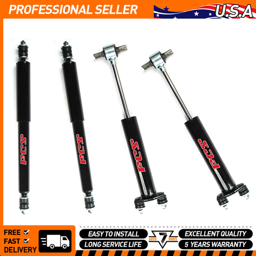 4PCS FCS Front Rear Shock Absorber Set for Mercury Cougar 4.7L 1967 1968