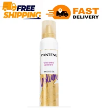 Pantene Volume Mousse, Boosts Fine Flat Hair for Max Fullness, 6.6 oz