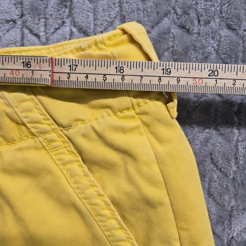 Vintage Polo Ralph Lauren Shorts Mens 36 Yellow 10" Drawstring Military - Picture 5 of 10