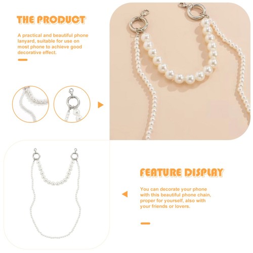 Mobile Phone Chain Keychain Women's Lanyard for Holder Cell Cellphone - 第 3/12 張圖片