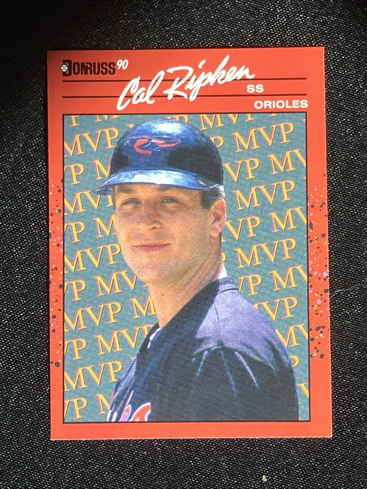 Tarjeta de error 1990 Donruss MVP Cal Ripken Jr #BC-18 Baltimore Orioles Foto 4 de 4