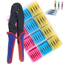 Wire Crimping Tool, Crimping Tool for Heat Shrink Connectors, Wire Crimper AW...