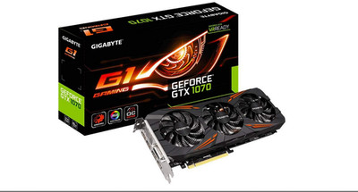Gigabyte GTX 1070 G1 Gaming 8GB Rev. 2   Leistungsstarke Gaming-Grafikkarte 