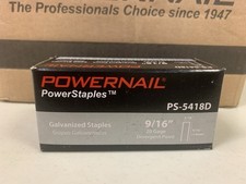 Powernail PS5418D 20 Ga. 3/16 In. Crown 9/16 In. Length Carpet Staples (5000 ct)