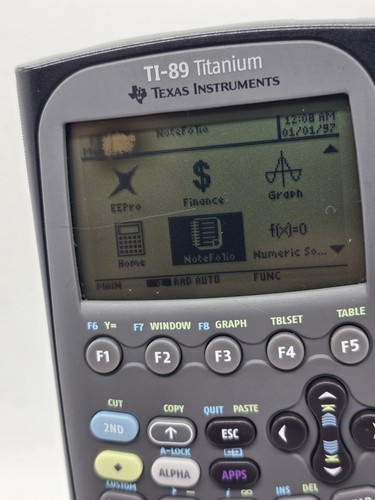 Texas Instruments TI-89 Plus Titanium Calculator Tested Works w/Cover - Picture 4 of 6