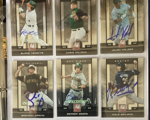 2008 DONRUSS ELITE SIGNED AUTOGRAPHED BASEBALL CARDS - Picture 6 of 6