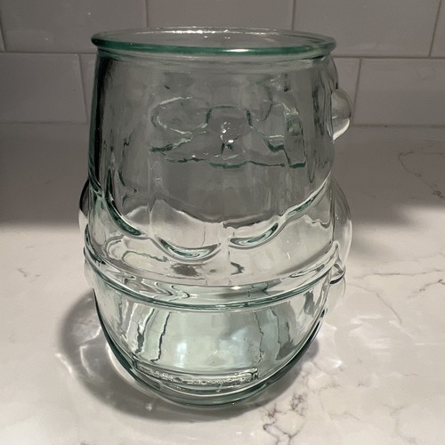 2-San Miguel Spain 100 % Recycled Green Glass Stemless Goblets Glasses Santa - Picture 6 of 7