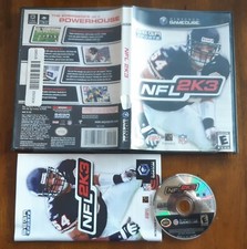 NFL 2K3 Sega Sports (Nintendo GameCube, 2002) CIB Complete Football