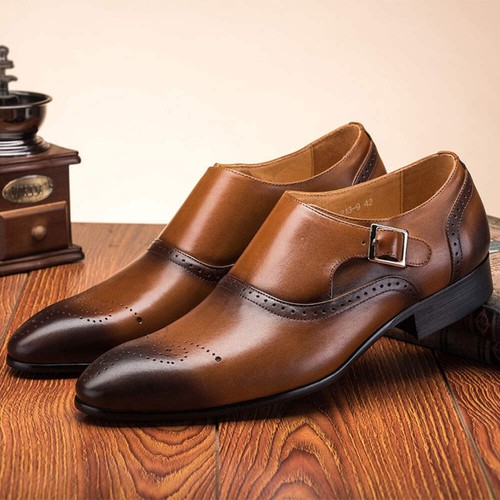 Men's Oxford Shoes Business Casual Dress Shoes Microfiber Leather Upper and Rubb