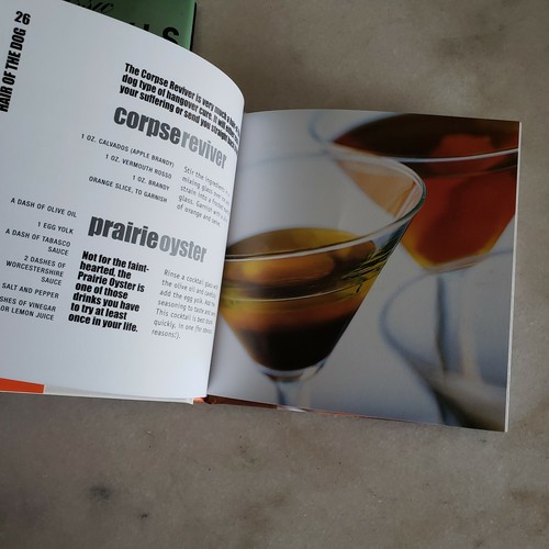 Cocktail Alcohol Recipe History Hangover Cures Hardcover Books ~ Lot of 2 - Picture 4 of 5