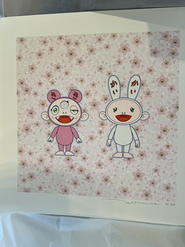Takashi Murakami Superflat Cherry Blossom Flower Silkscreen Print SP 4/15 - Picture 4 of 8