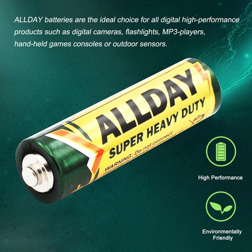 AA AAA C D 9V Battery 1.5V Super Heavy Duty Batteries ALLDAY AU - Picture 4 of 14