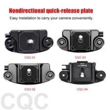 SUNWAYFOTO Camera Clip with Arca Swiss Plate Camera Quick Release System DSLR