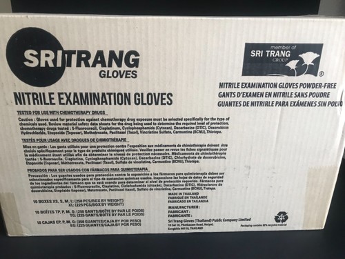 2500 Gloves Case - Blue Nitrile Exam Gloves Size Large Powder Free 3 Mil - Picture 1 of 12