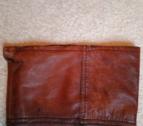 Nicole Riding Boots Womens Size 9.5M Brown Leather Knee High Soft Pull on - Picture 7 of 9